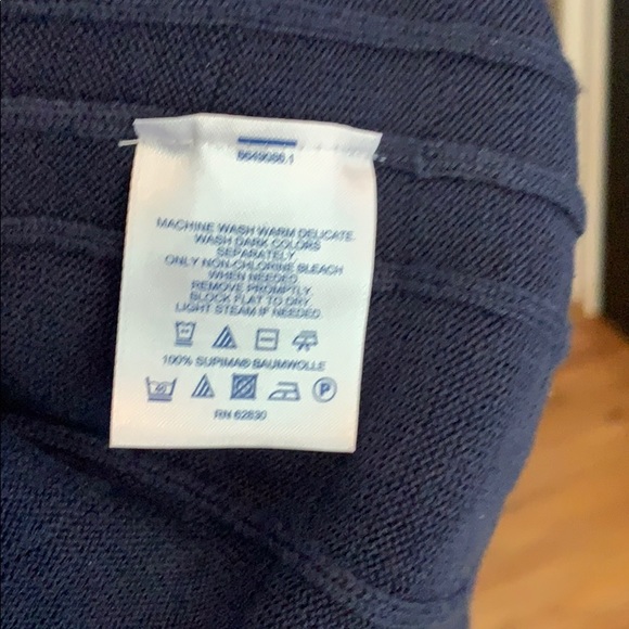 Lands’ End men’s navy sweater XL + - Picture 4 of 5
